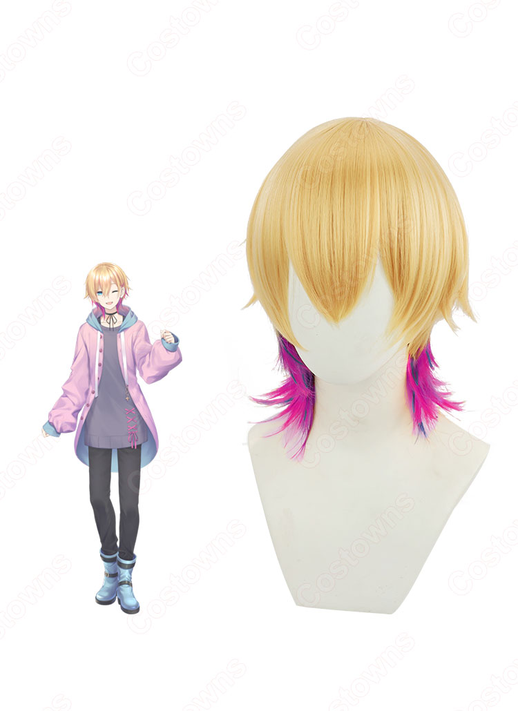 にじさんじ 成瀬鳴(なるせなる) コスプレウィッグ バーチャルYouTuber 耐熱かつら cosplay wig 通販-2