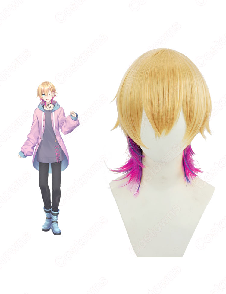 にじさんじ 成瀬鳴(なるせなる) コスプレウィッグ バーチャルYouTuber 耐熱かつら cosplay wig 通販-1