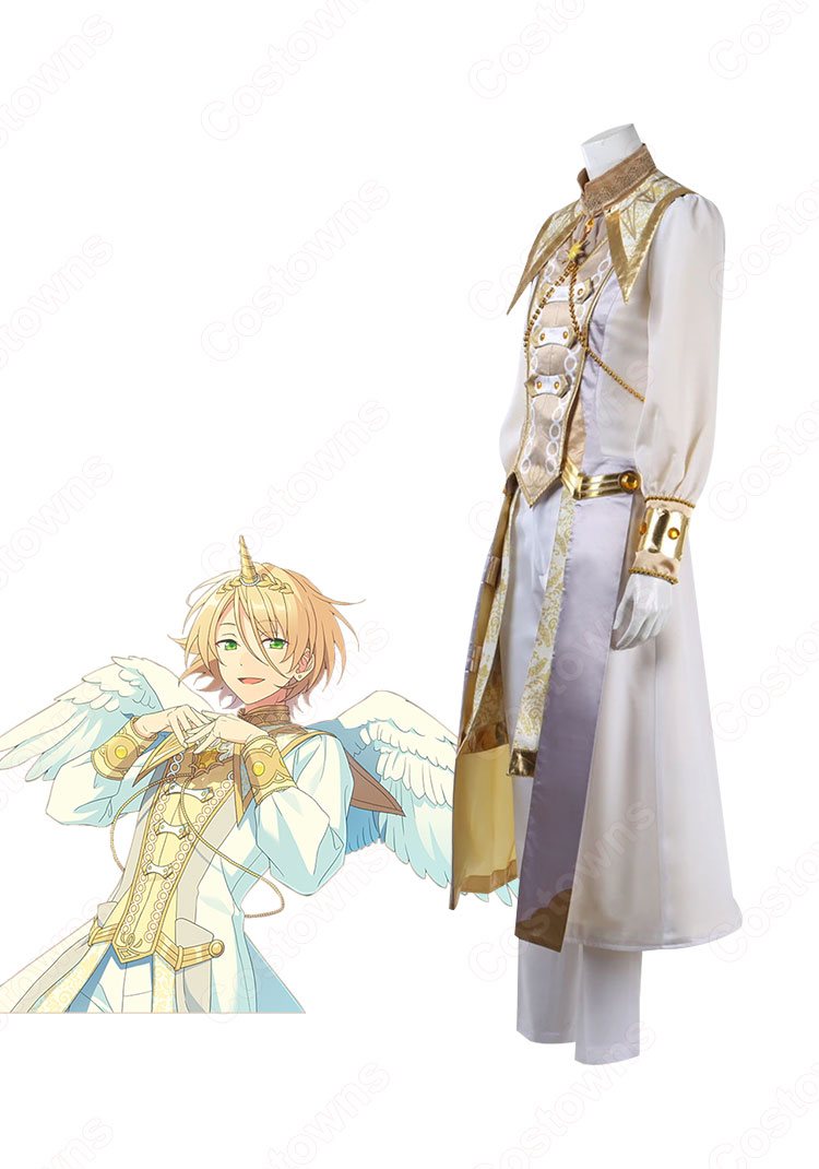 あんスタ 白光の太陽 白鳥藍良 ソレイユ衣装 コスプレ衣装 『あんさんぶるスターズ!!』 スカウト!ソレイユ cosplay 仮装 変装-2