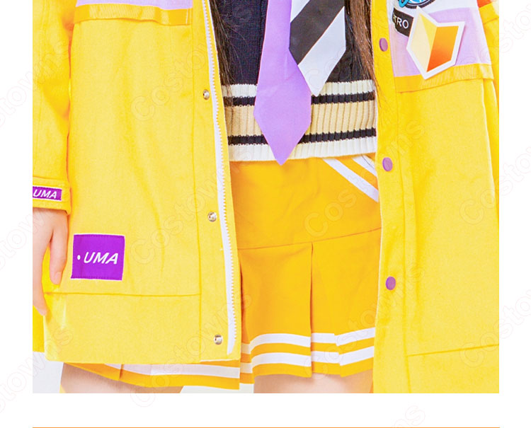 VTuber 海妹四葉 (うみせよつは) コスプレ衣装 『にじさんじ』 バーチャルYouTuber バーチャルライバー cosplay 仮装 変装-10