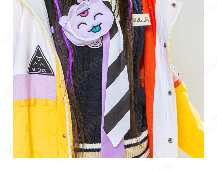 VTuber 海妹四葉 (うみせよつは) コスプレ衣装 『にじさんじ』 バーチャルYouTuber バーチャルライバー cosplay 仮装 変装-8