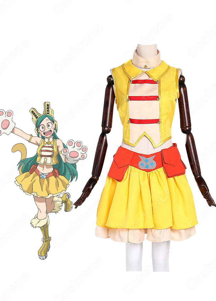 ヒロアカ ラグドール コスプレ衣装 『僕のヒーローアカデミア』（ぼくのヒーローアカデミア） ワイルド・ワイルド・プッシーキャッツ 知床知子（しれとこともこ） cosplay 仮装 変装-1