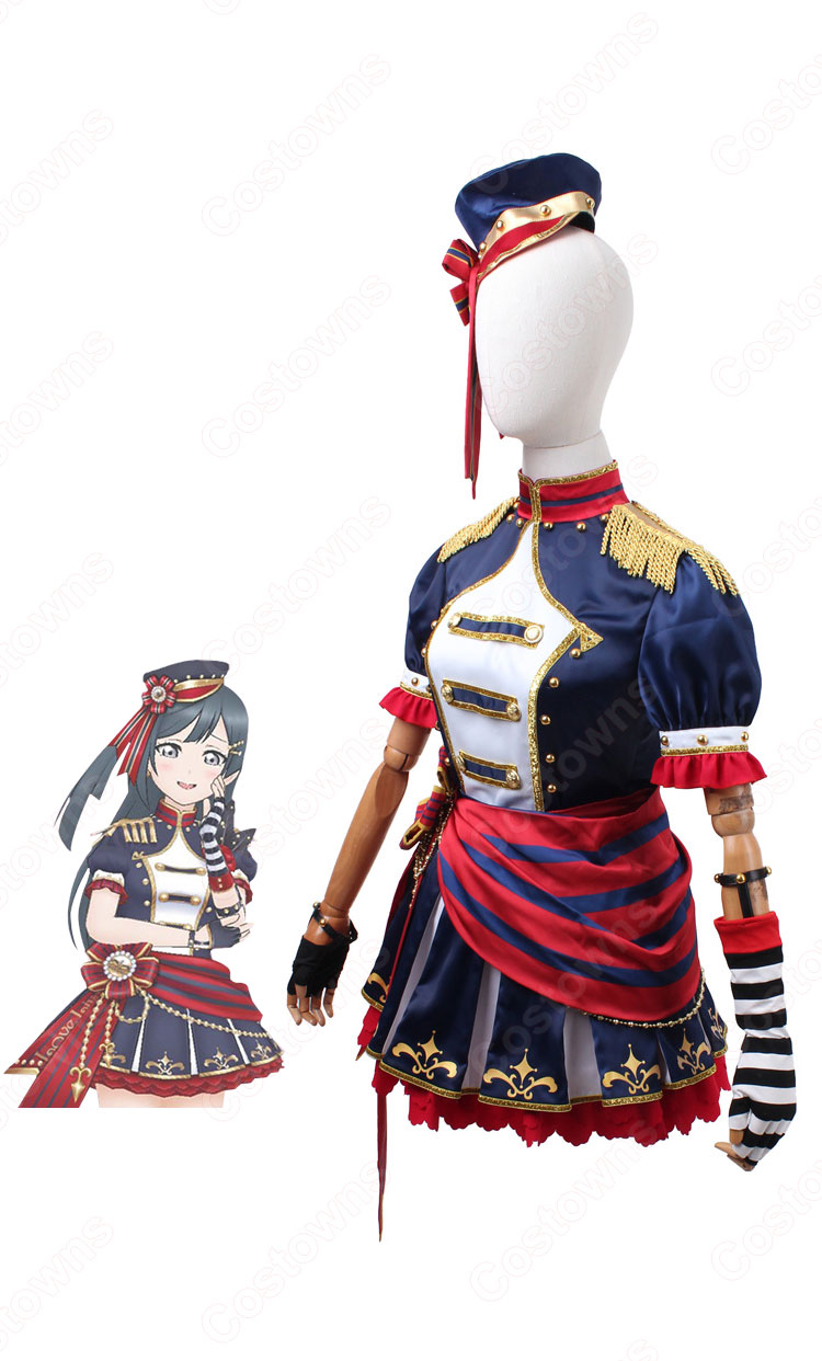 スクスタ 優木せつ菜（ゆうきせつな） スカーレットカレッジ コスプレ衣装 『ラブライブ! スクールアイドルフェスティバル ALL STARS』 cosplay 仮装 変装-3