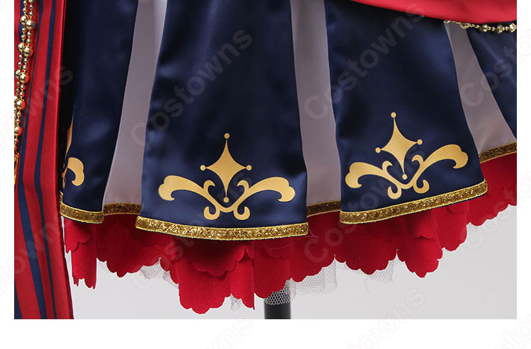 スクスタ 優木せつ菜（ゆうきせつな） スカーレットカレッジ コスプレ衣装 『ラブライブ! スクールアイドルフェスティバル ALL STARS』 cosplay 仮装 変装-11