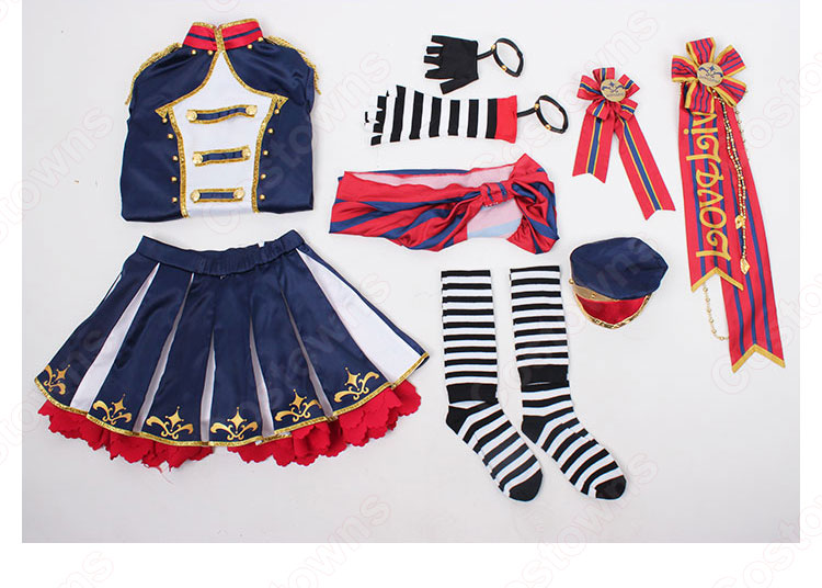 スクスタ 優木せつ菜（ゆうきせつな） スカーレットカレッジ コスプレ衣装 『ラブライブ! スクールアイドルフェスティバル ALL STARS』 cosplay 仮装 変装-13