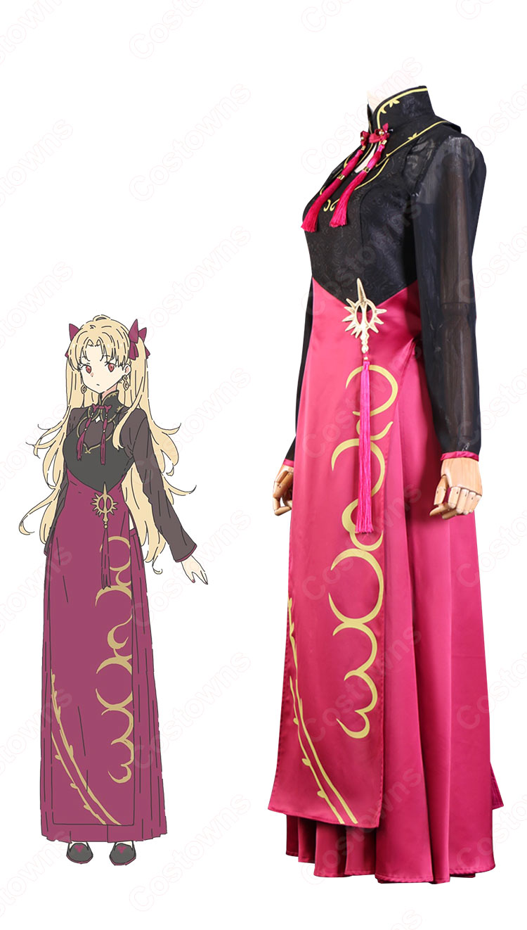 FGO エレシュキガル 幽冥娘娘(よーみんにゃんにゃん) コスプレ衣装 イベント礼装 『Fate/Grand Order』（フェイト・グランドオーダー） 水怪クライシス 概念礼装 cosplay 仮装 変装-2