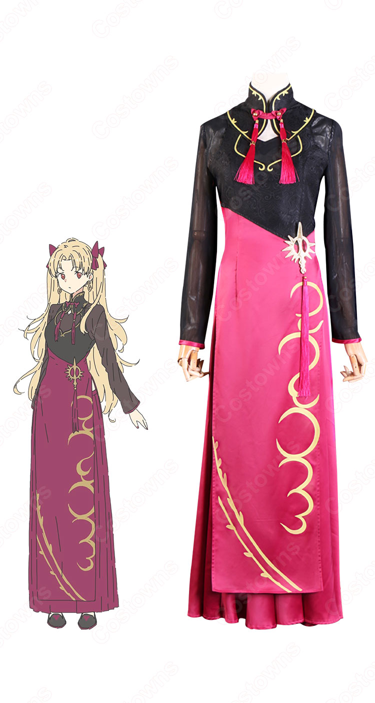 FGO エレシュキガル 幽冥娘娘(よーみんにゃんにゃん) コスプレ衣装 イベント礼装 『Fate/Grand Order』（フェイト・グランドオーダー） 水怪クライシス 概念礼装 cosplay 仮装 変装-1