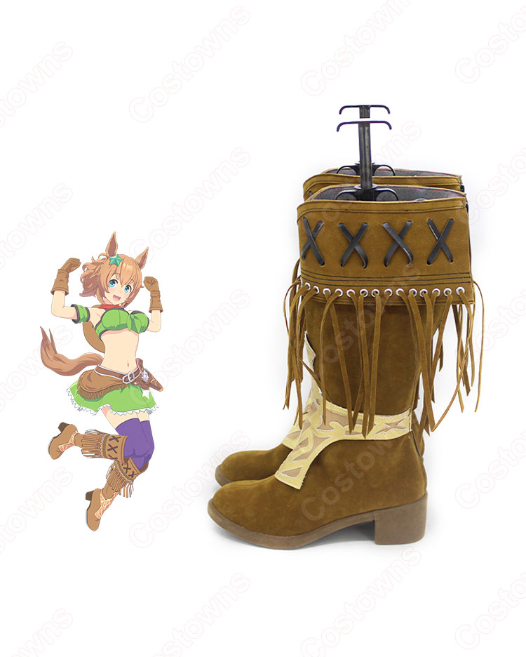 ウマ娘 タイキシャトル 勝負服 コスプレ靴 『ウマ娘 プリティーダービー』（ウマむすめ プリティーダービー） コスプレブーツ コスプレ 道具-3