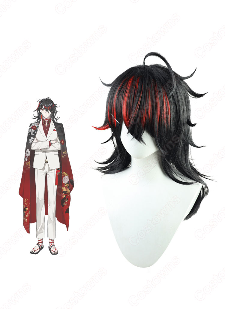 商品画像：Vtuber ヴォックス・アクマ Vox Akuma New Outfit コスプレウィッグ 1