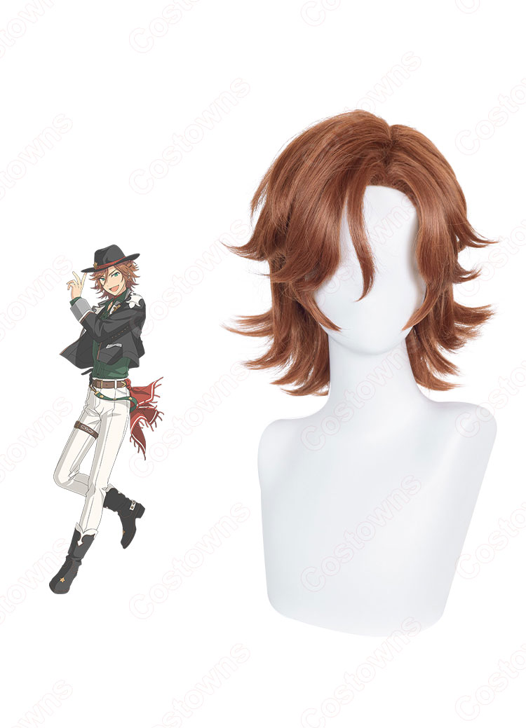 あんさんぶるスターズ　あんスタ　三毛縞斑ウィッグ コスプレ あんさんぶるスターズ あんスタ コスプレ ウィッグ 三毛縞斑