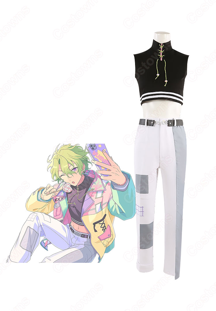あんスタ 巴日和(ともえひより) コスプレ衣装 『あんさんぶるスターズ!!』 スカウト!きまぐれシティライダー マインシティ MV衣装 cosplay 仮装 変装-5