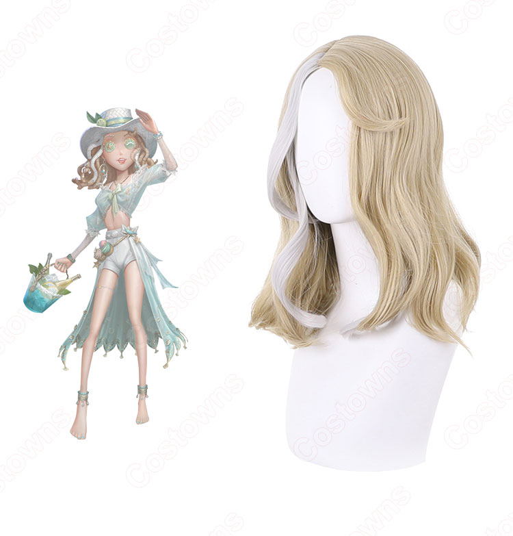 バーメイド(デミ・バーボン) ソルトモクテル コスプレウィッグ 『IdentityV 第五人格』(アイデンティティファイブ だいごじんかく) サバイバー 耐熱かつら cosplay wig 通販-3
