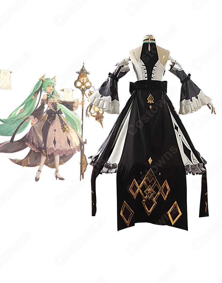 終末のアーカーシャ 初音ミク コスプレ衣装-3