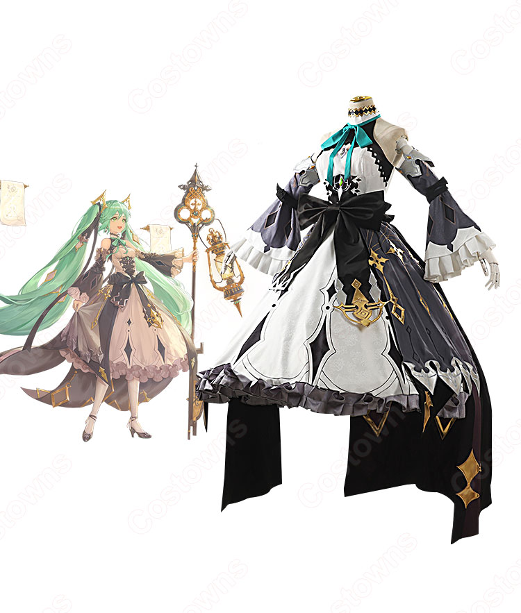 終末のアーカーシャ 初音ミク コスプレ衣装-2