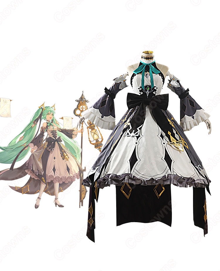 終末のアーカーシャ 初音ミク コスプレ衣装-1