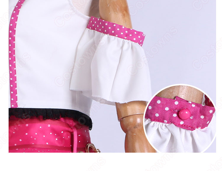 スクフェス 唐可可(タン クゥクゥ) コスプレ衣装 『ラブライブ! スクールアイドルフェスティバル』 チェリーブロッサム編 本番のイメージ cosplay 仮装 変装-6