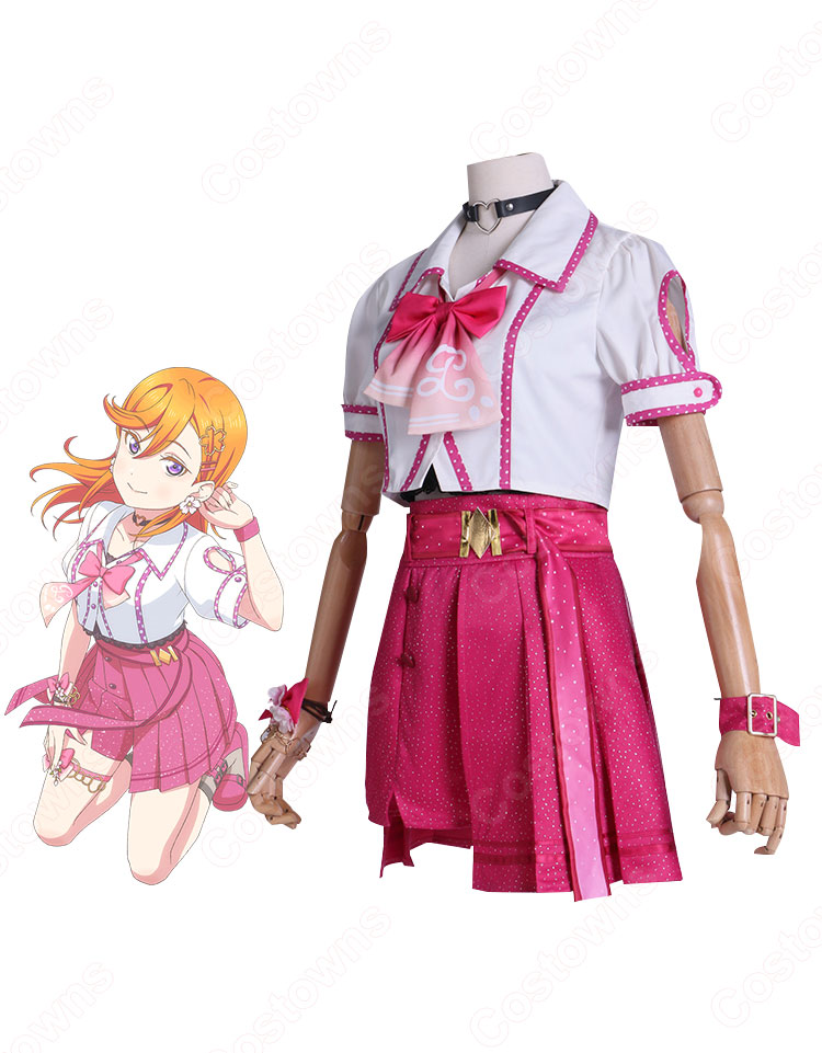 スクフェス 澁谷かのん（しぶやかのん） コスプレ衣装 『ラブライブ！ スクールアイドルフェスティバル』 チェリーブロッサム編 桜と今の気持ち 覚醒前 cosplay 仮装 変装-2