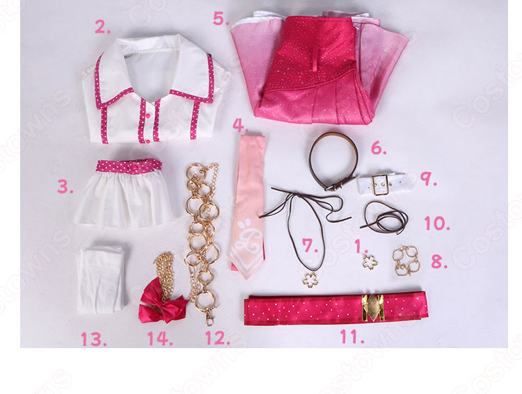 スクフェス 唐可可(タン クゥクゥ) コスプレ衣装 『ラブライブ! スクールアイドルフェスティバル』 チェリーブロッサム編 本番のイメージ cosplay 仮装 変装-10