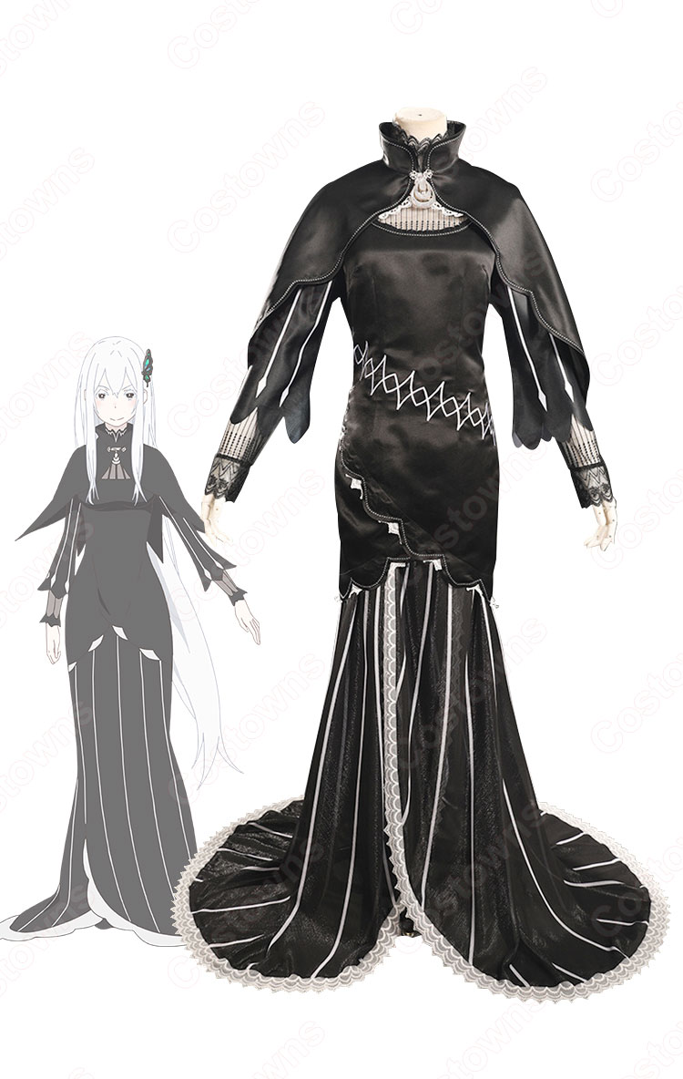 リゼロ 強欲の魔女 エキドナ コスプレ衣装 『Re:ゼロから始める異世界生活』（リ・ゼロからはじめるいせかいせいかつ） 大罪の魔女 cosplay  仮装 変装 - Costowns