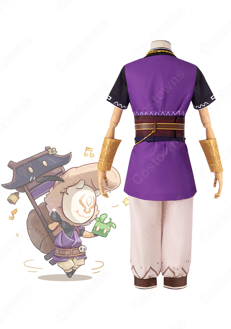 原神 百貨珍品 NPC 立本 コスプレ衣装 - Costowns