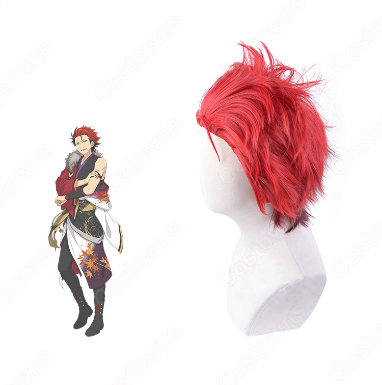 あんスタ コスプレ 鬼龍紅郎 追憶 ウィッグ セット済 あんさんぶるスターズ! 鬼龍紅郎 コスプレウィッグ - snowshop雪乃屋
