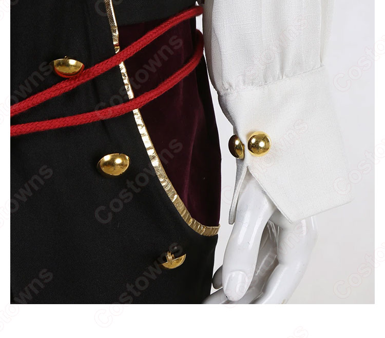 あんスタ 神崎颯馬 スカーレットハロウィン衣装 コスプレ衣装 『あんさんぶるスターズ!!』 悠久の鬼◆スカーレットハロウィン 月の血潮 MV衣装 cosplay 仮装 変装-6