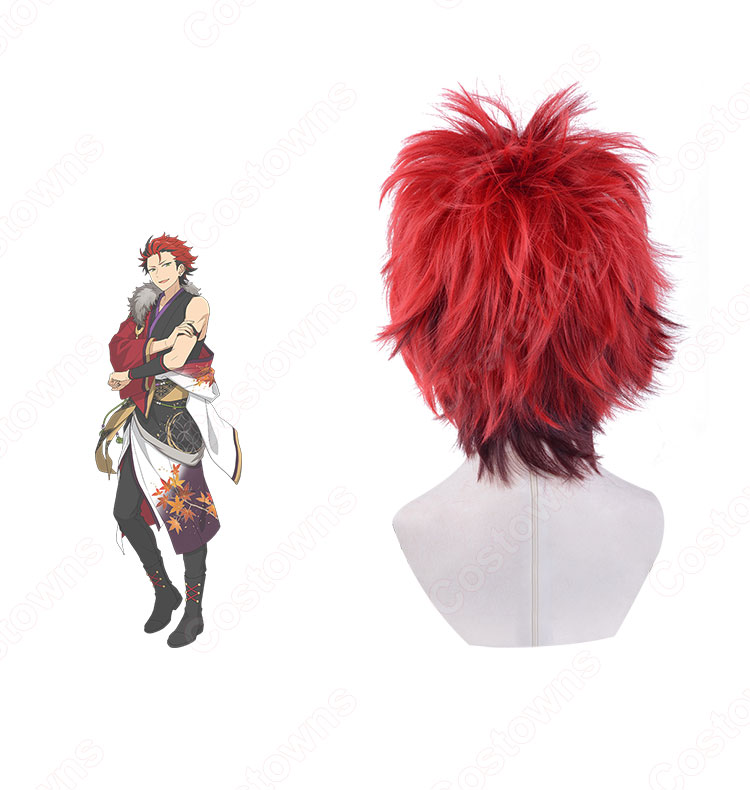 あんスタ 鬼龍紅郎 コスプレウィッグ 『あんさんぶるスターズ!!』 耐熱かつら cosplay wig 通販-5
