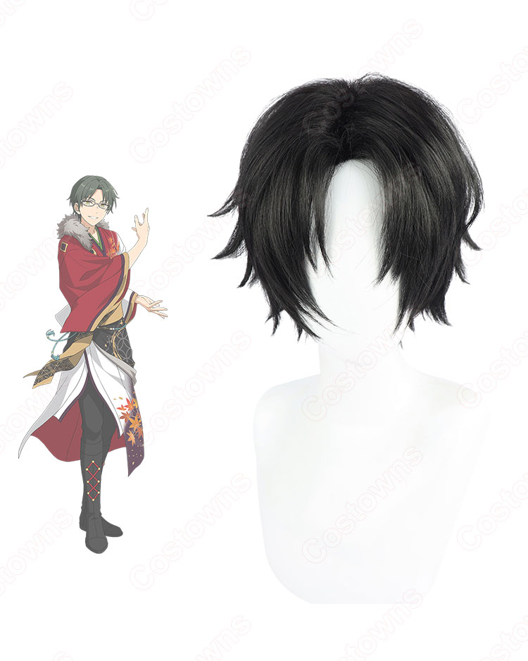 あんスタ 蓮巳敬人 コスプレウィッグ 『あんさんぶるスターズ!!』 耐熱かつら cosplay wig 通販-2