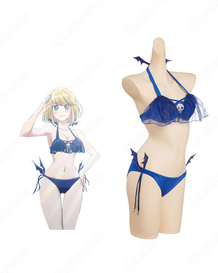 恋せか 禍原デス美 水着 コスプレ衣装 『恋は世界征服のあとで』(こいはせかいせいふくのあとで) 死神王女 cosplay 仮装 変装-2