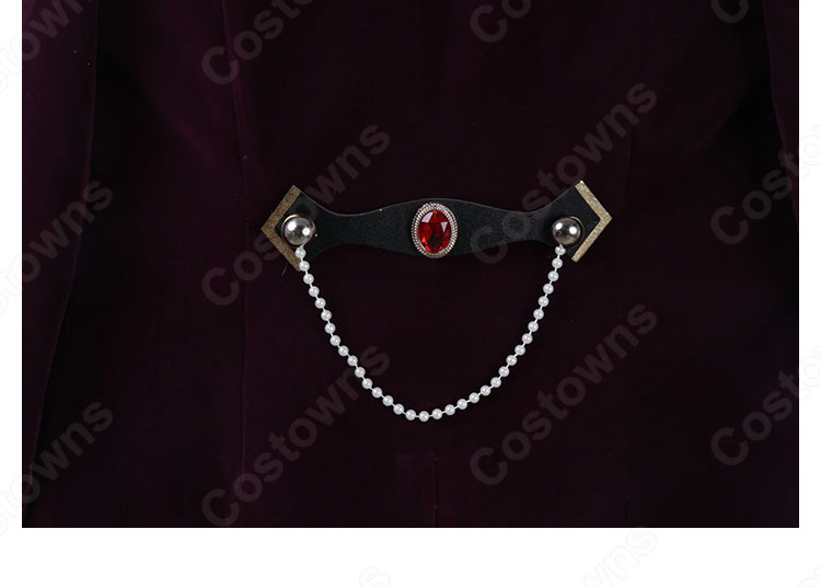 あんスタ 鬼龍紅郎 スカーレットハロウィン衣装 コスプレ衣装 『あんさんぶるスターズ！！』 悠久の鬼◆スカーレットハロウィン 紅血と月 MV衣装 cosplay 仮装 変装-8