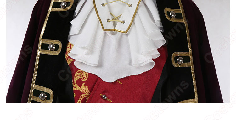 あんスタ 鬼龍紅郎 スカーレットハロウィン衣装 コスプレ衣装 『あんさんぶるスターズ！！』 悠久の鬼◆スカーレットハロウィン 紅血と月 MV衣装 cosplay 仮装 変装-7