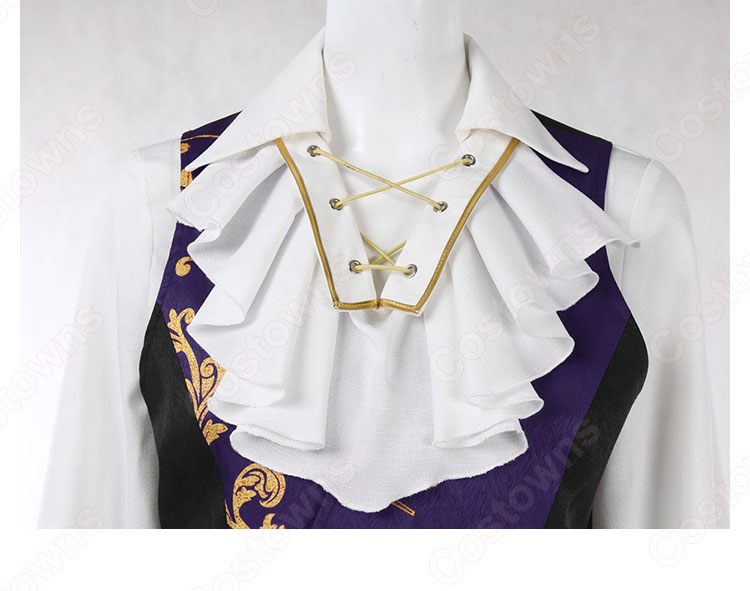 あんスタ 神崎颯馬 スカーレットハロウィン衣装 コスプレ衣装 『あんさんぶるスターズ!!』 悠久の鬼◆スカーレットハロウィン 月の血潮 MV衣装 cosplay 仮装 変装-10