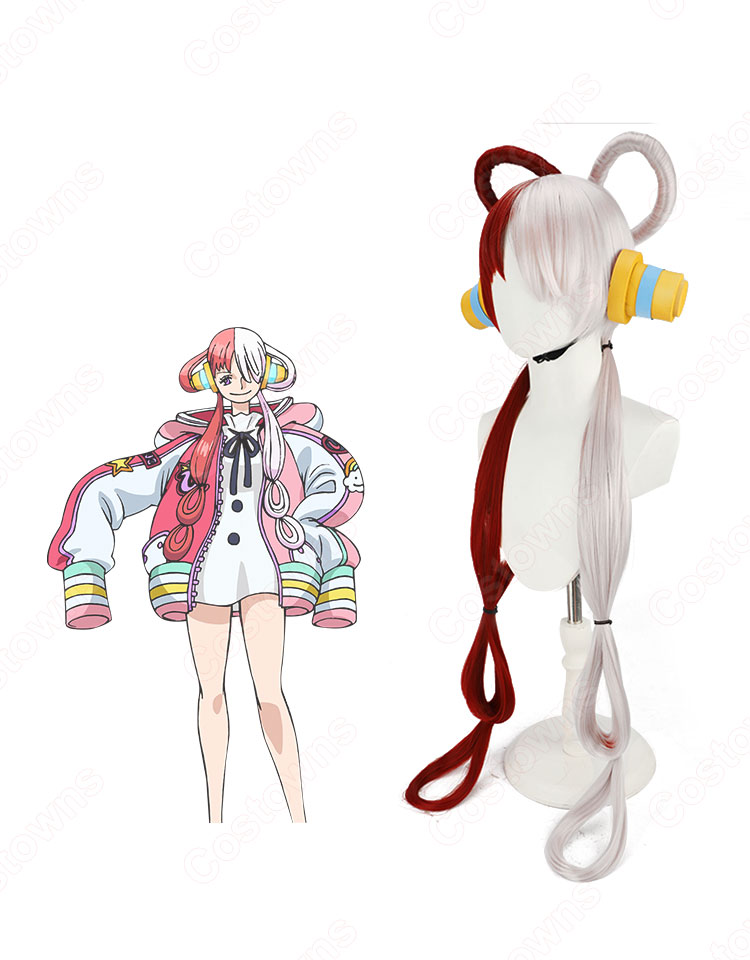 謎の少女 ウタ コスプレウィッグ 『ONE PIECE FILM RED』(ワンピース フィルム レッド) シャンクスの娘 耐熱かつら cosplay wig 通販-2