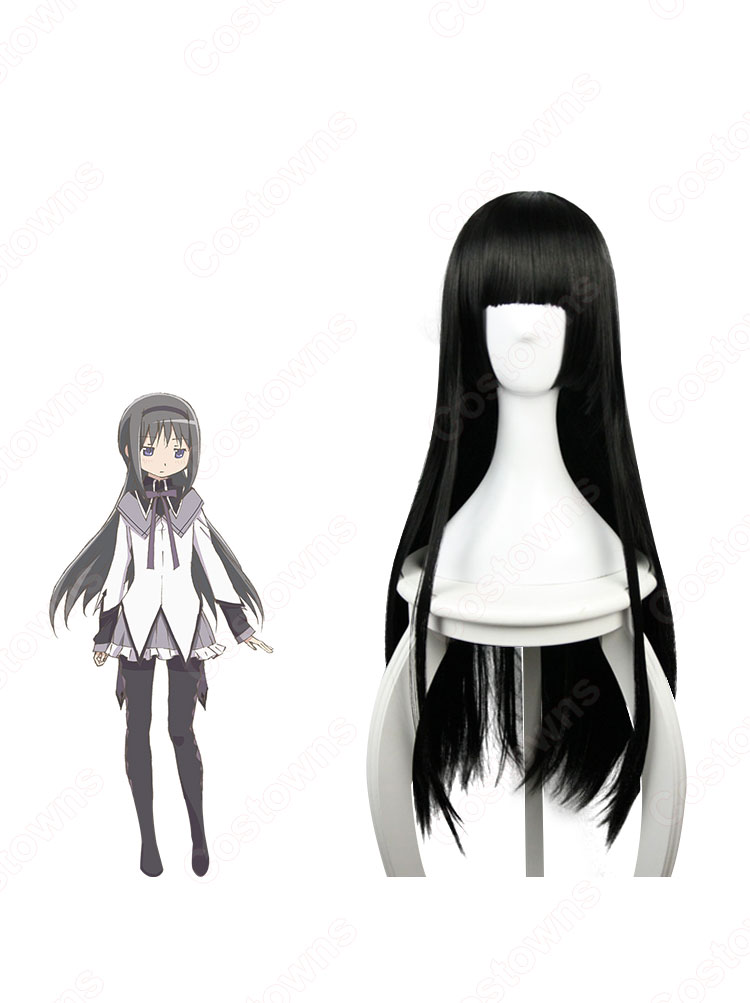 まどか 暁美ほむら コスプレウィッグ 『魔法少女まどか☆マギカ』 耐熱かつら cosplay wig 通販-1