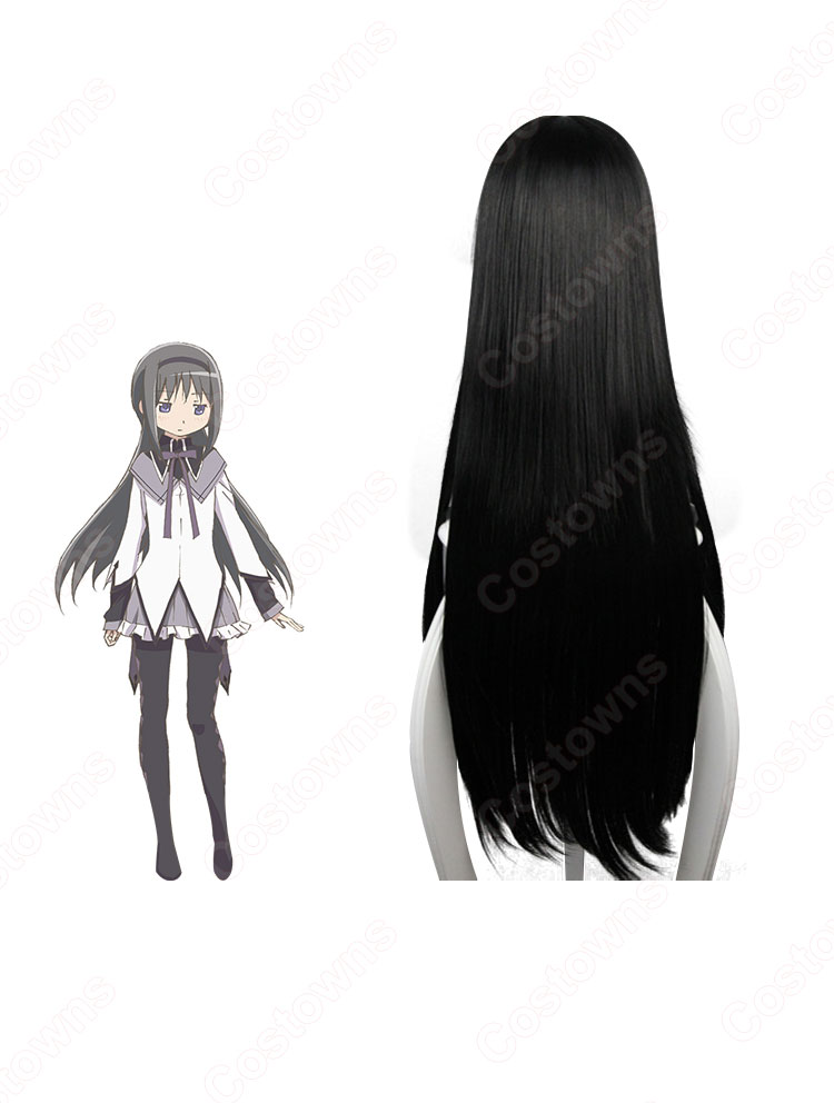 まどか 暁美ほむら コスプレウィッグ 『魔法少女まどか☆マギカ』 耐熱かつら cosplay wig 通販-3
