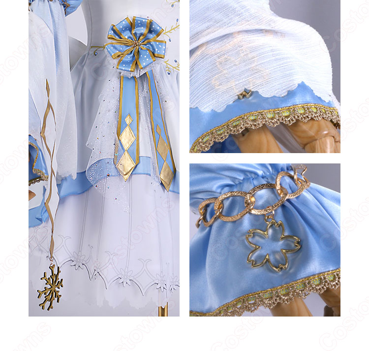 スクフェス 南ことり コスプレ衣装 『ラブライブ! スクールアイドルフェスティバル』 氷の幻想世界編 揺れるスカーフ 覚醒後 cosplay 仮装 変装-7