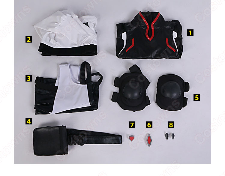 送料無料!!サイバーパンク エッジランナーズ 女主人公 ルーシー コスプレ衣装-8