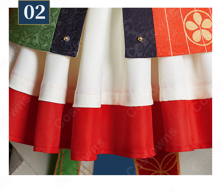 FGO 出雲阿国 コスプレ衣装 『Fate/Grand Order』 霊基再臨 第3段階 cosplay 仮装 変装-6