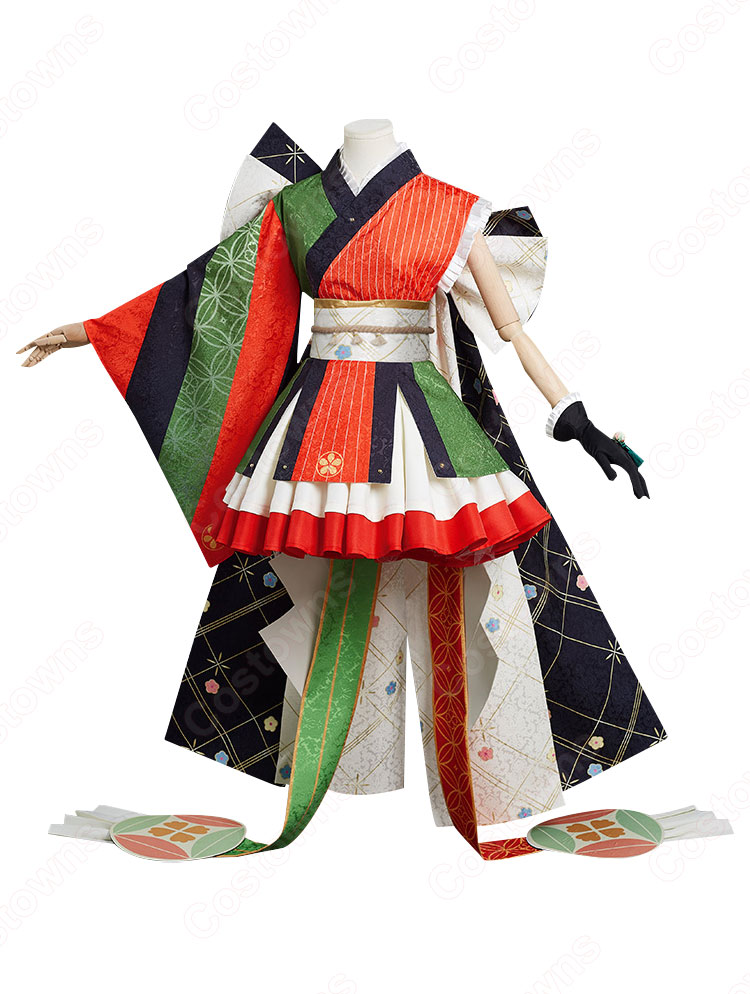 FGO 出雲阿国 コスプレ衣装 『Fate/Grand Order』 霊基再臨 第3段階 cosplay 仮装 変装-3