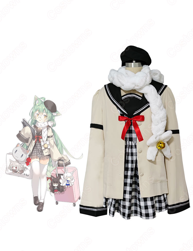 アズレン 明石(アカシ) 島へようこそ! コスプレ衣装 『アズールレーン』 工作艦 cosplay 仮装 変装-1