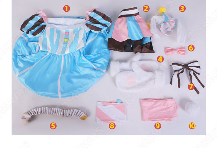 上原歩夢/A・ZU・NA/Blue/コスプレ衣装/虹ヶ咲 A・ZU・NA 上原歩夢 コスプレ衣装 『ラブライブ！虹ヶ咲学園