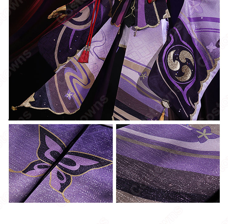 原神 雷電将軍 稲妻の統治神 コスプレ衣装-11