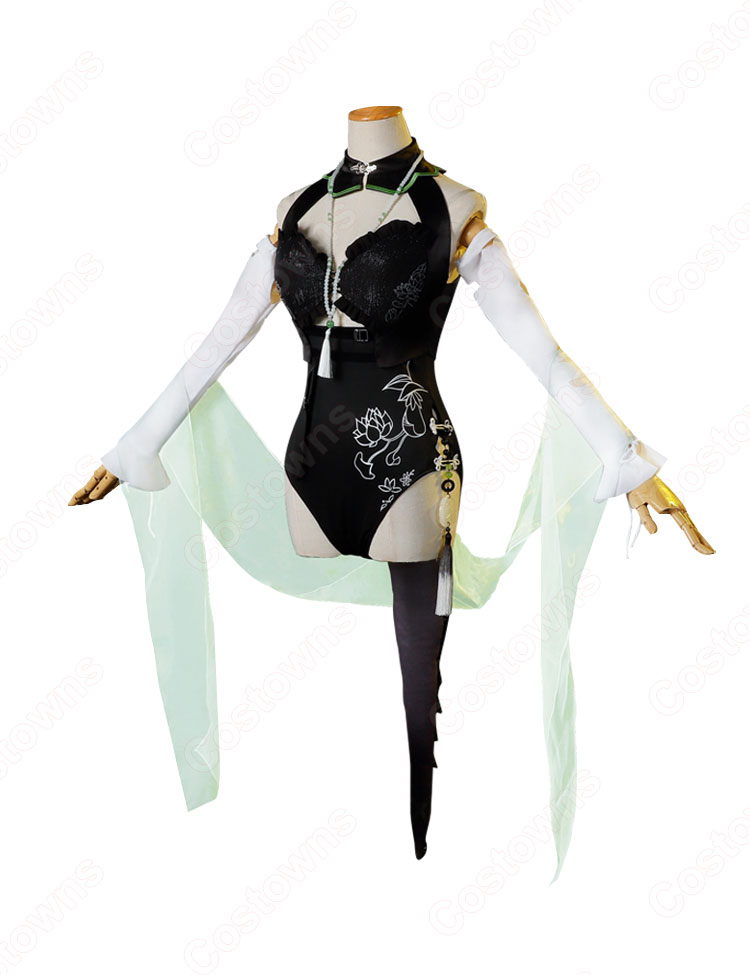 ブラックナイト 夏の花弁 FA641 コスプレ衣装 『アークナイツ』 cosplay 仮装 変装-3