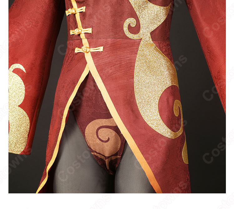 仙衆夜叉 応達(おうたつ) 火鼠大将 コスプレ衣装 『原神』 炎夜叉 cosplay 仮装 変装 - Costowns