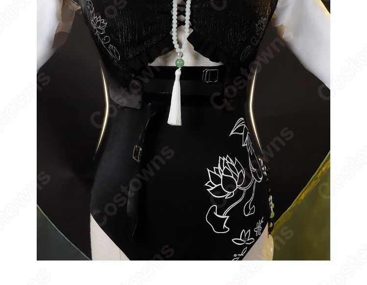 ブラックナイト 夏の花弁 FA641 コスプレ衣装 『アークナイツ』 cosplay 仮装 変装-10
