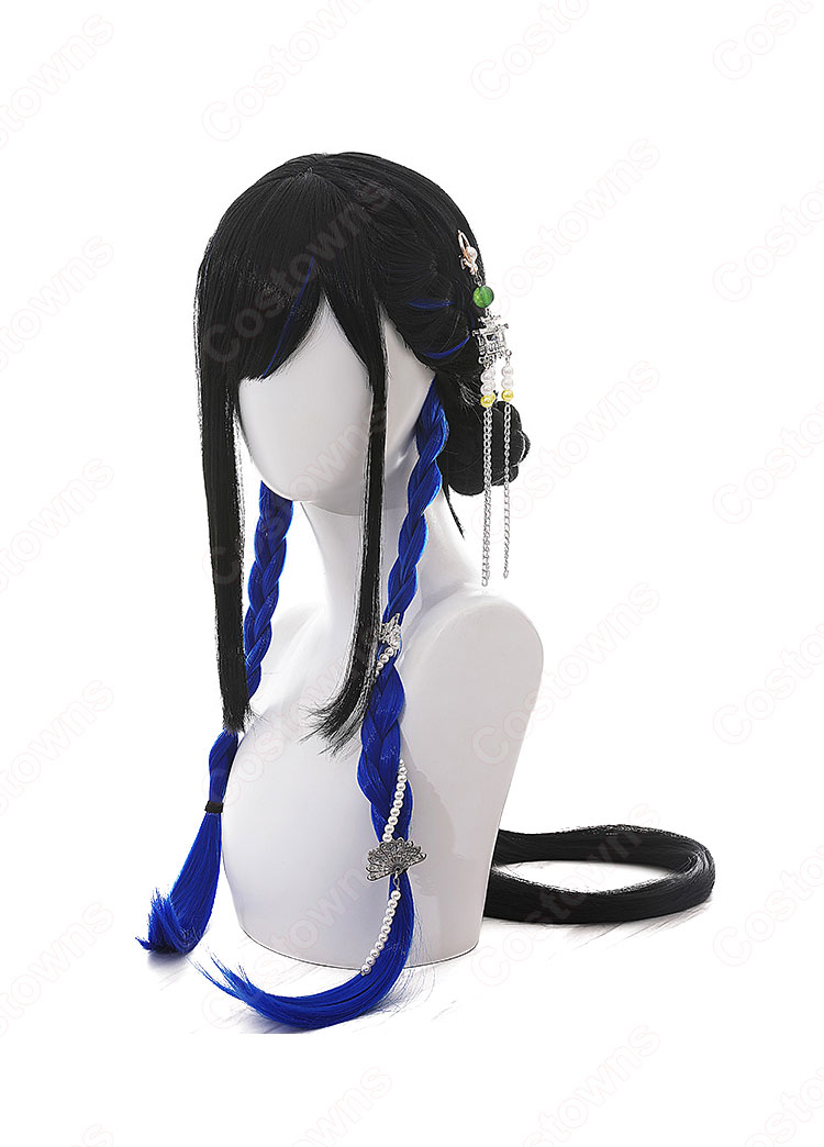 ブラックナイト 夏の花弁 FA641 コスプレウィッグ 『アークナイツ』 耐熱かつら cosplay wig 通販-3