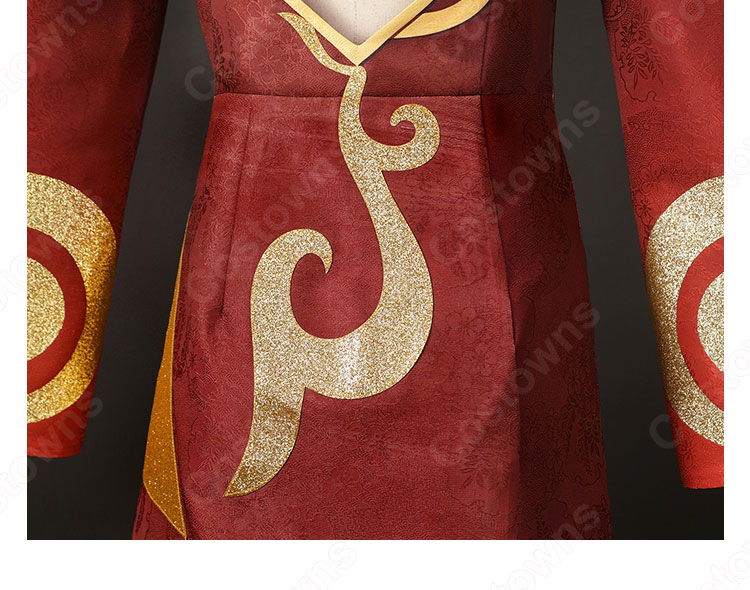仙衆夜叉 応達(おうたつ) 火鼠大将 コスプレ衣装 『原神』 炎夜叉 cosplay 仮装 変装-11