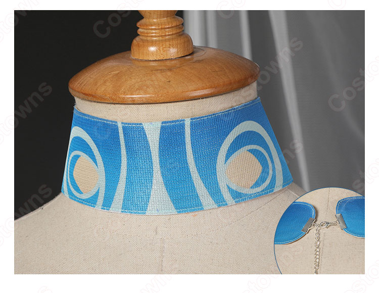 仙衆夜叉 伐難(ばつなん) 螺巻大将 コスプレ衣装 『原神』 水夜叉 cosplay 仮装 変装-5