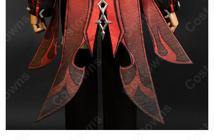 ディルック レッドデッド・オブ・ナイト コスプレ衣装 『原神』 アカツキワイナリーの貴公子 新コスチューム cosplay 仮装 変装-8