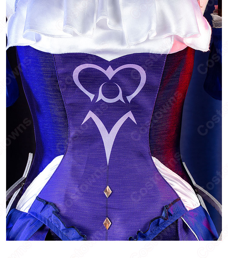 フィッシュル 極夜の真夢 コスプレ衣装 『原神』 断罪の皇女 新コスチューム cosplay 仮装 変装-6